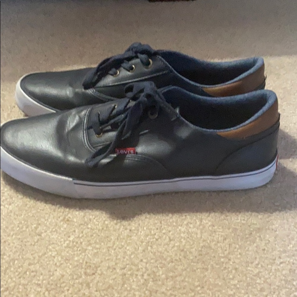 Navy blue Levi shoes men’s size 12 - Picture 3 of 3
